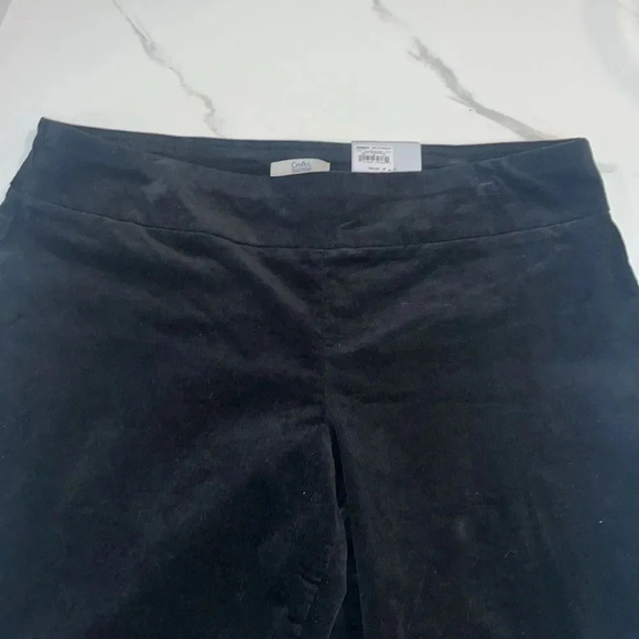 NWT Croft & Barrow Pull On Corduroy Velvet Pants Size 16 Petite - Picture 4 of 8